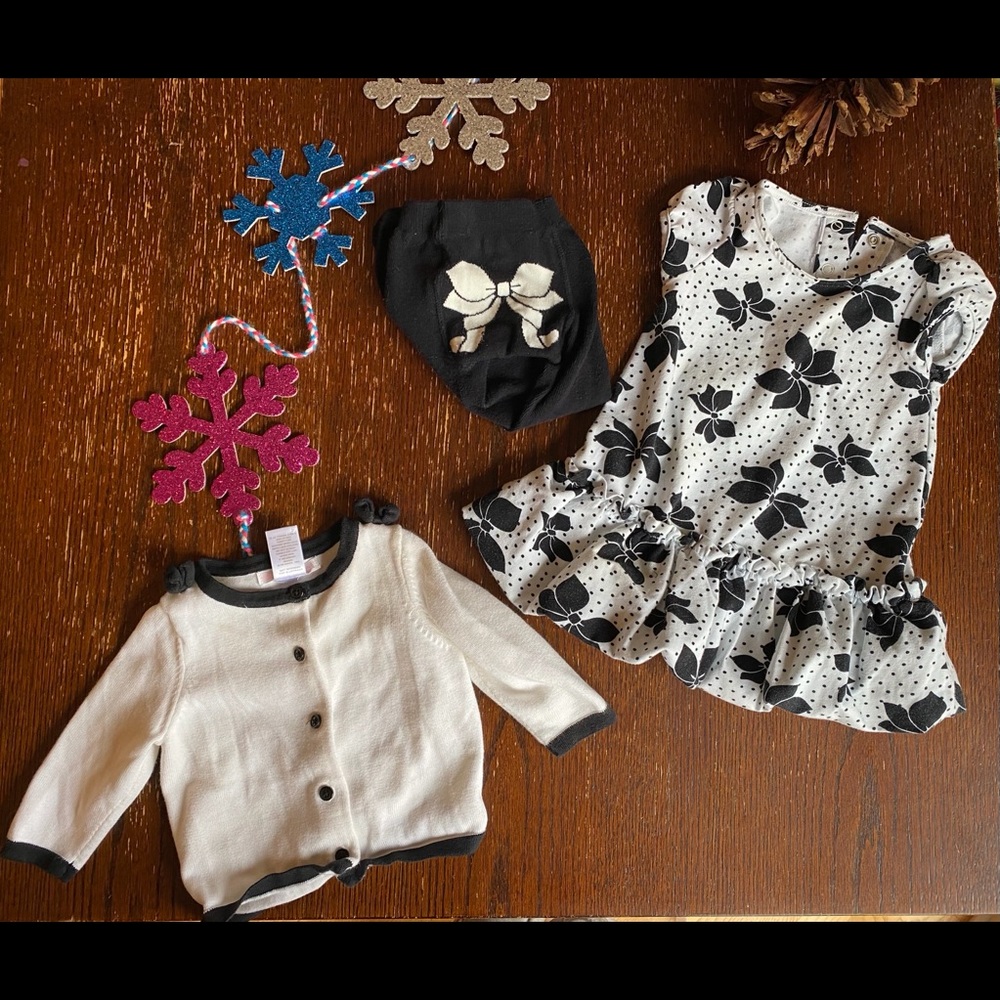 Janie and Jack Bow Collection Outfit